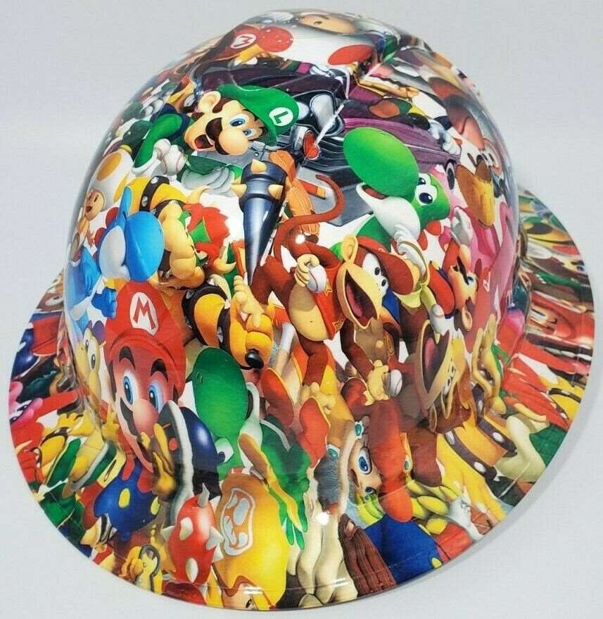 Bad ass hardhat with hydro dipped gamer design