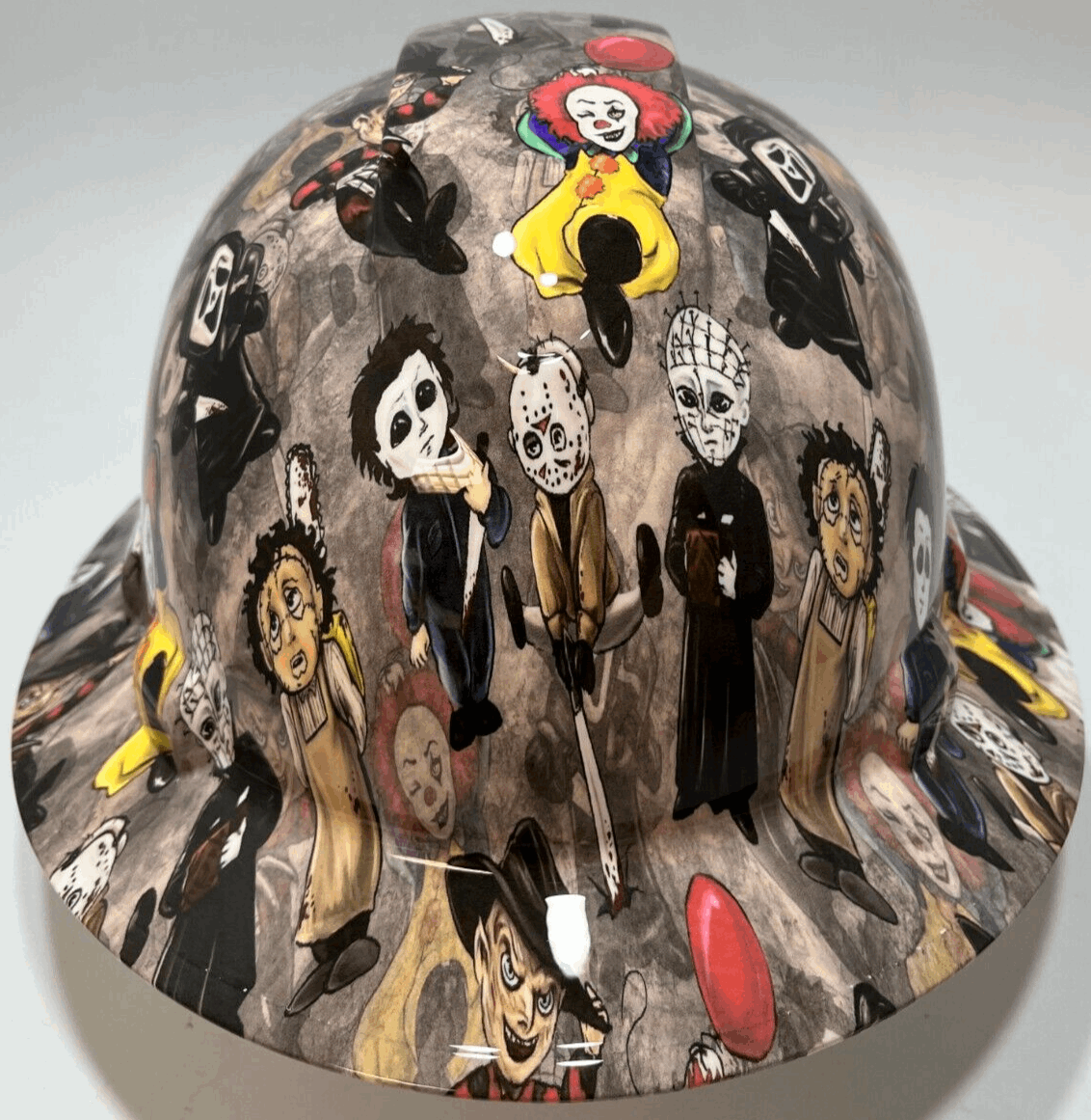 Badass hard hat with a Hydro dipped streaming design