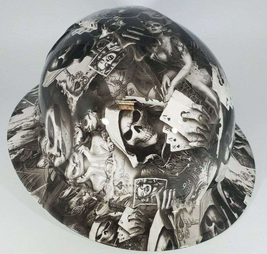 Badass hard hat with a Hydro dipped design