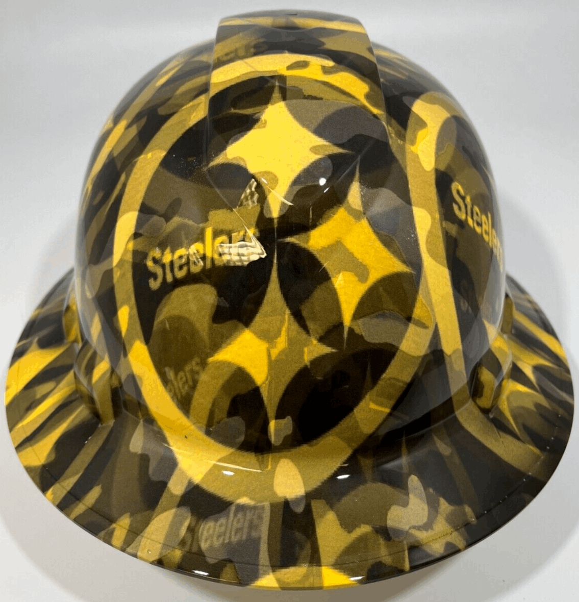Badass hard hat with a Hydro dipped team design