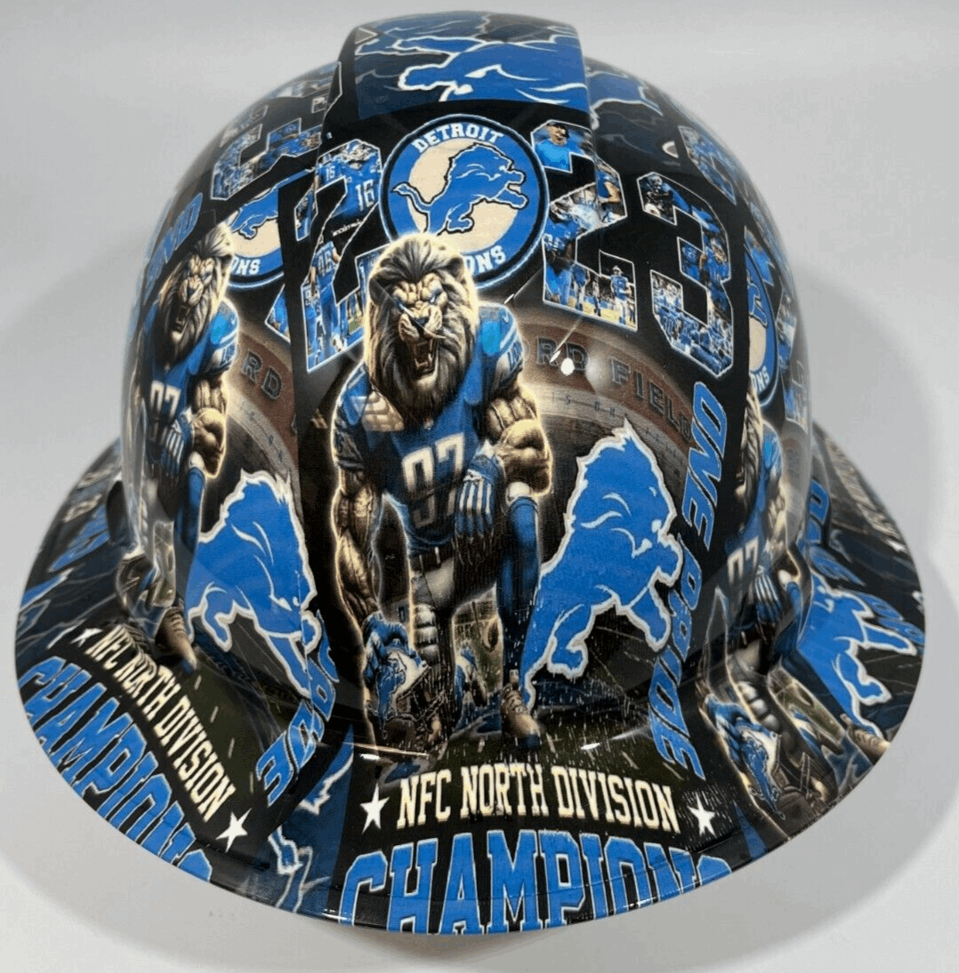 Badass hard hat with a Hydro dipped team design