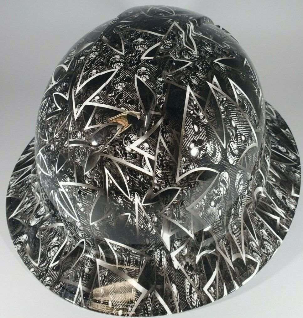 Badass hard hat with a Hydro dipped design