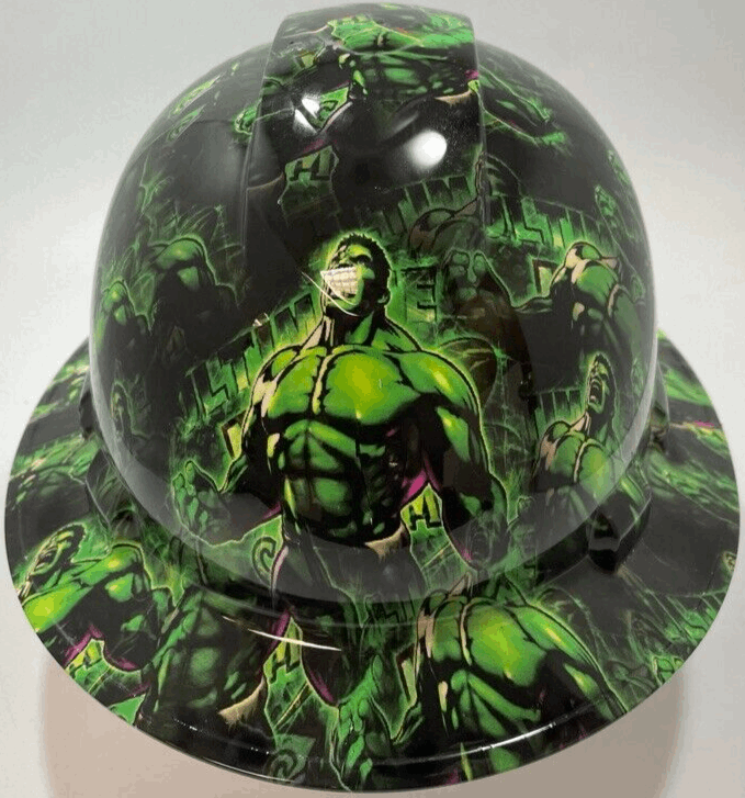Badass hard hat with a Hydro dipped streaming design