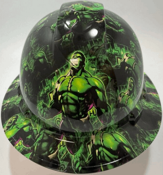 Badass hard hat with a Hydro dipped streaming design 