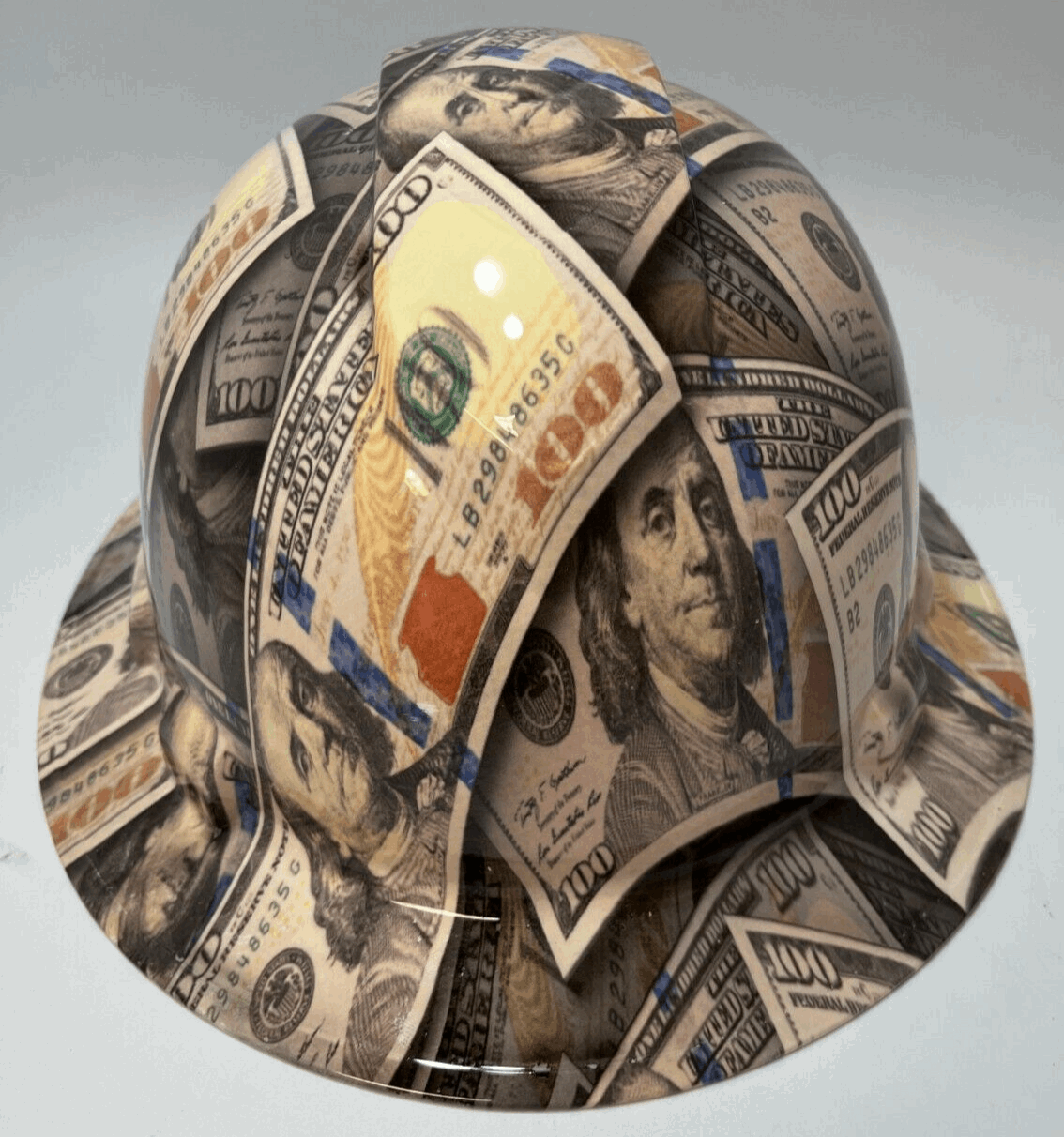 Badass hard hat with a Hydro dipped design