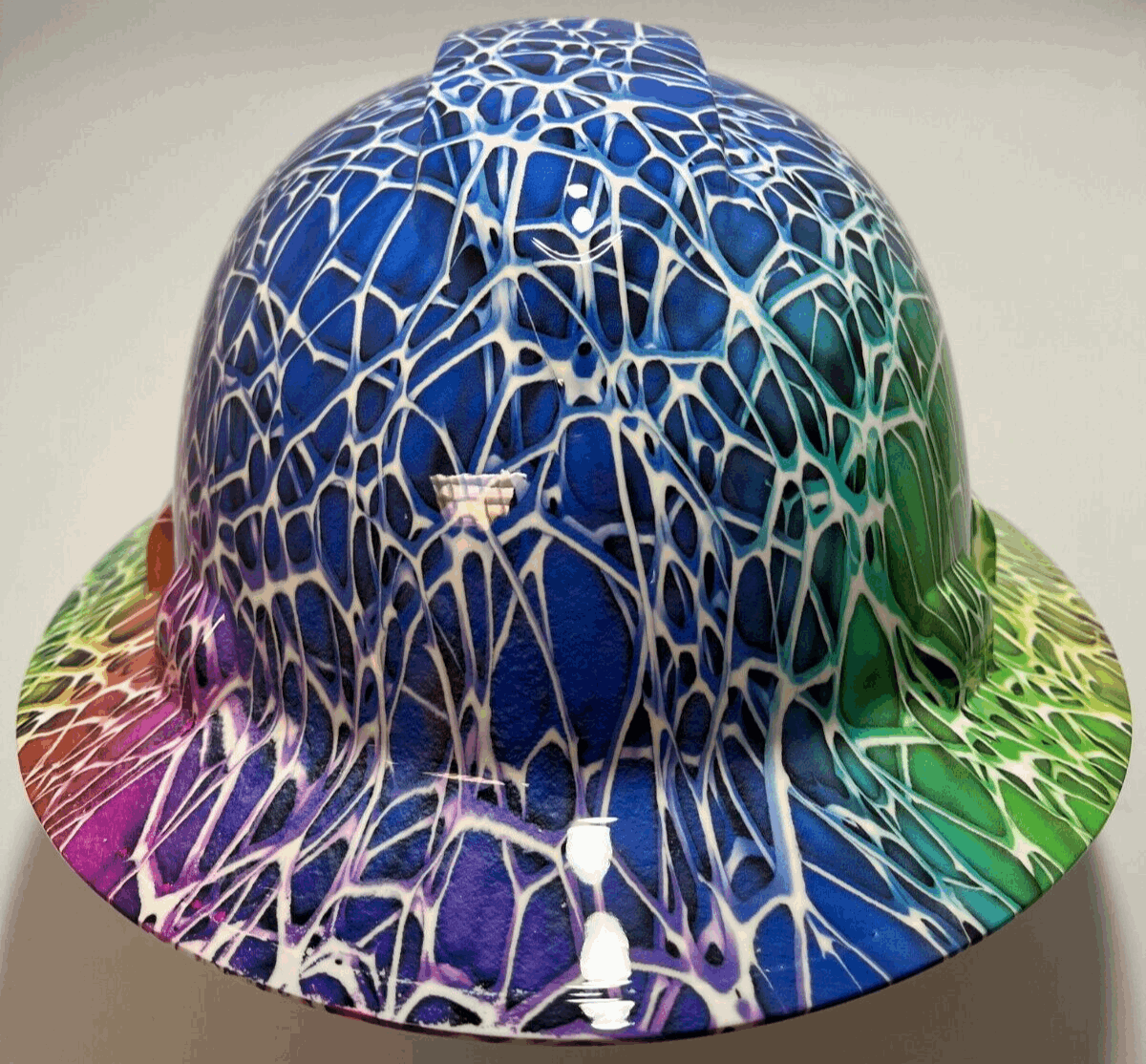 Badass hard hat with a Hydro dipped design