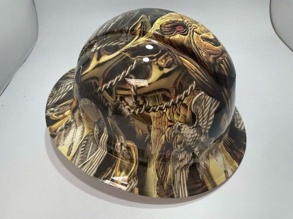 Bad ass hardhat with hydro dipped Forces design