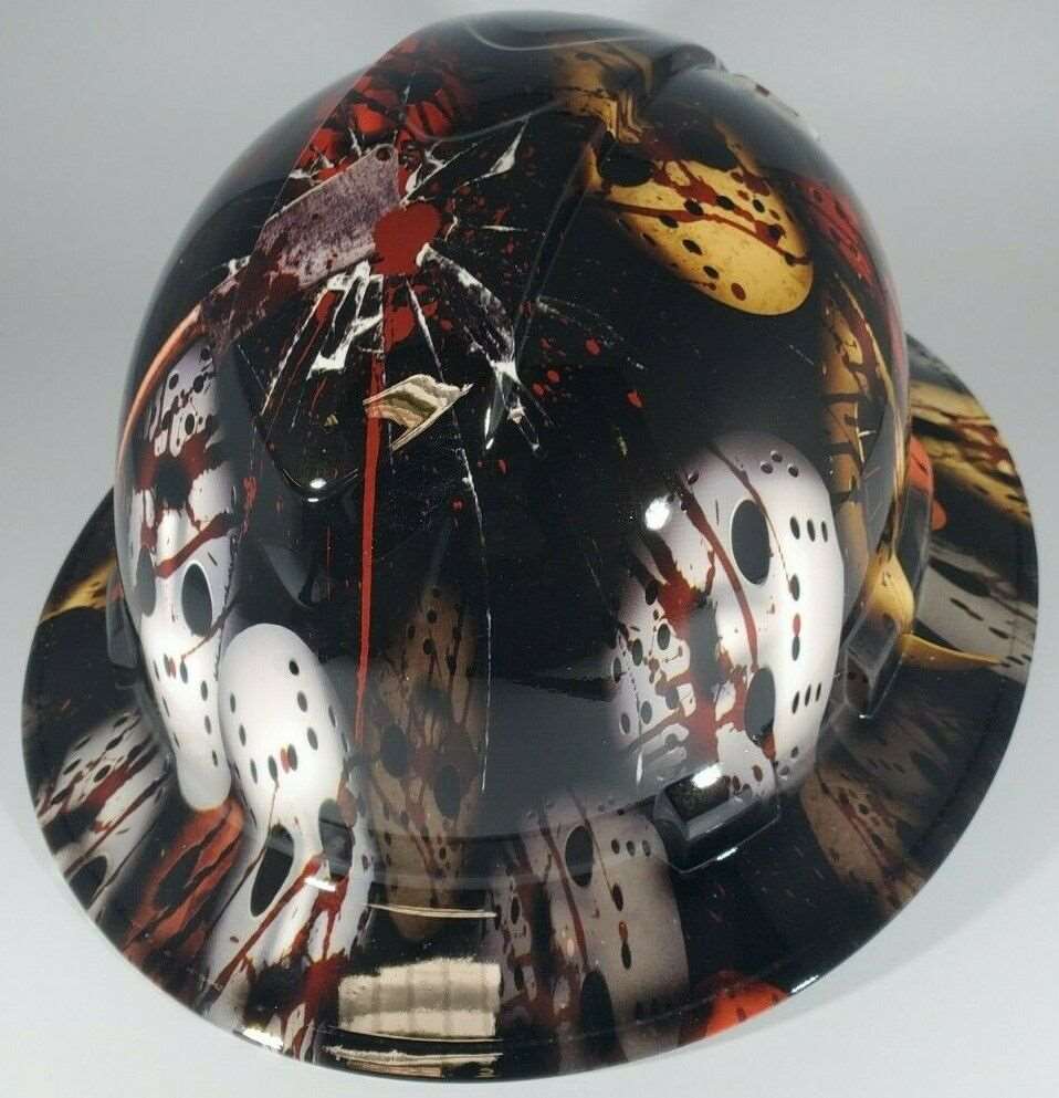 Badass hard hat with a Hydro dipped streaming design
