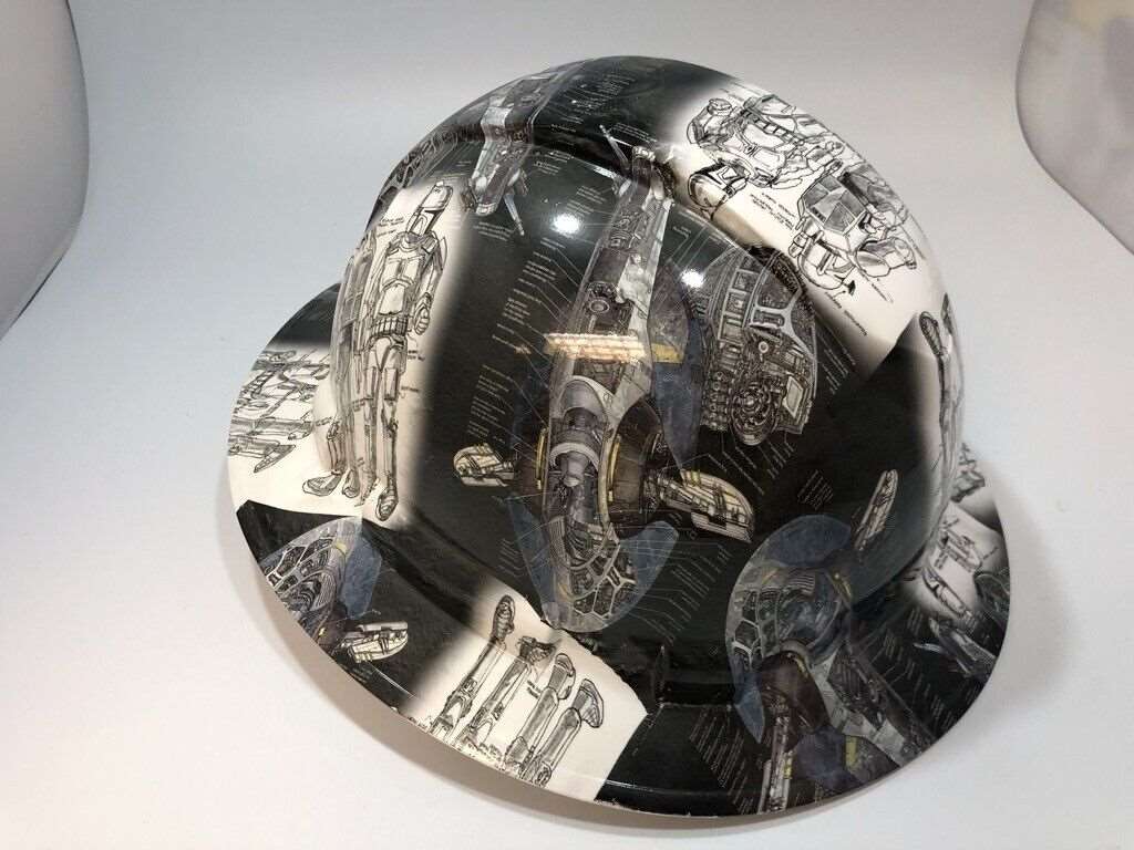 Badass hard hat with a Hydro dipped design