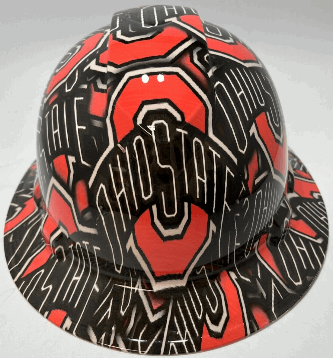 Badass hard hat with a Hydro dipped team design