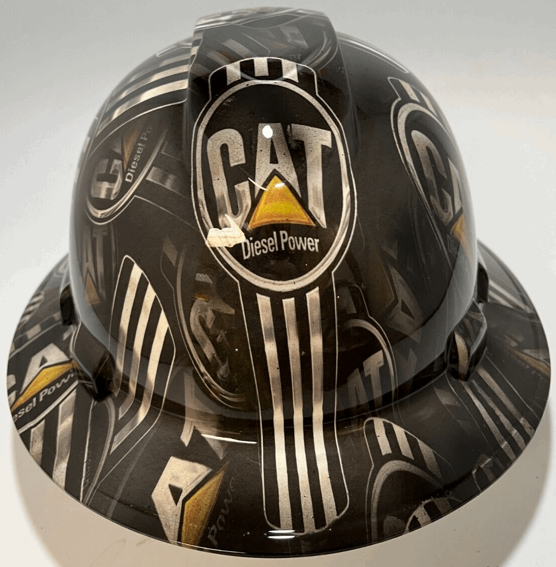 Badass hard hat with a Hydro dipped design
