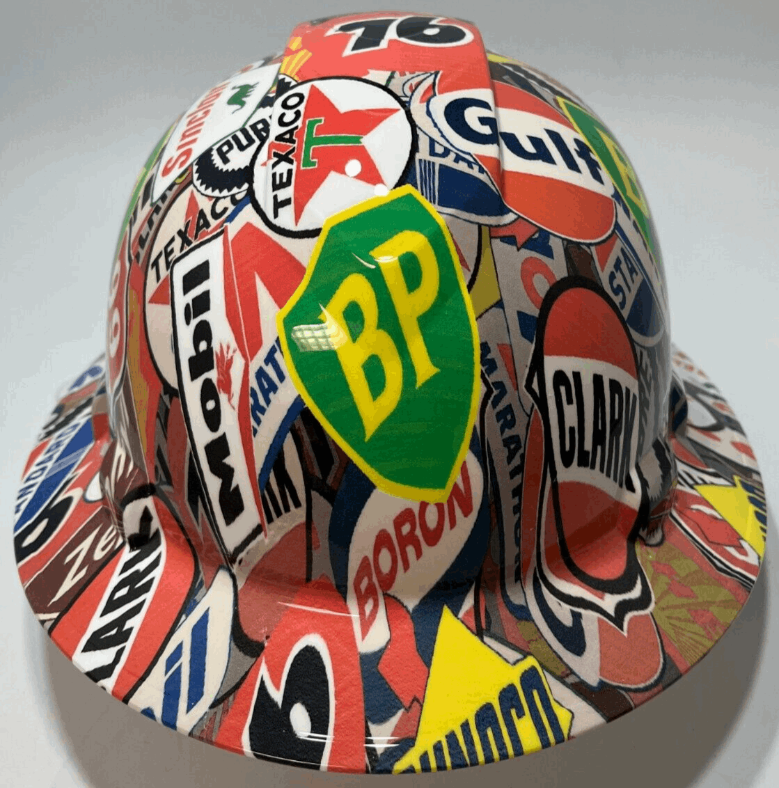 Badass hard hat with a Hydro dipped design