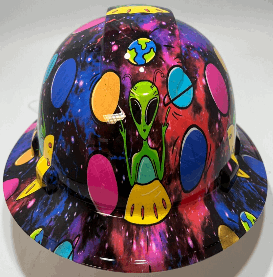 Badass hard hat with a Hydro dipped design