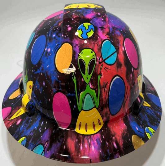 Badass hard hat with a Hydro dipped design 