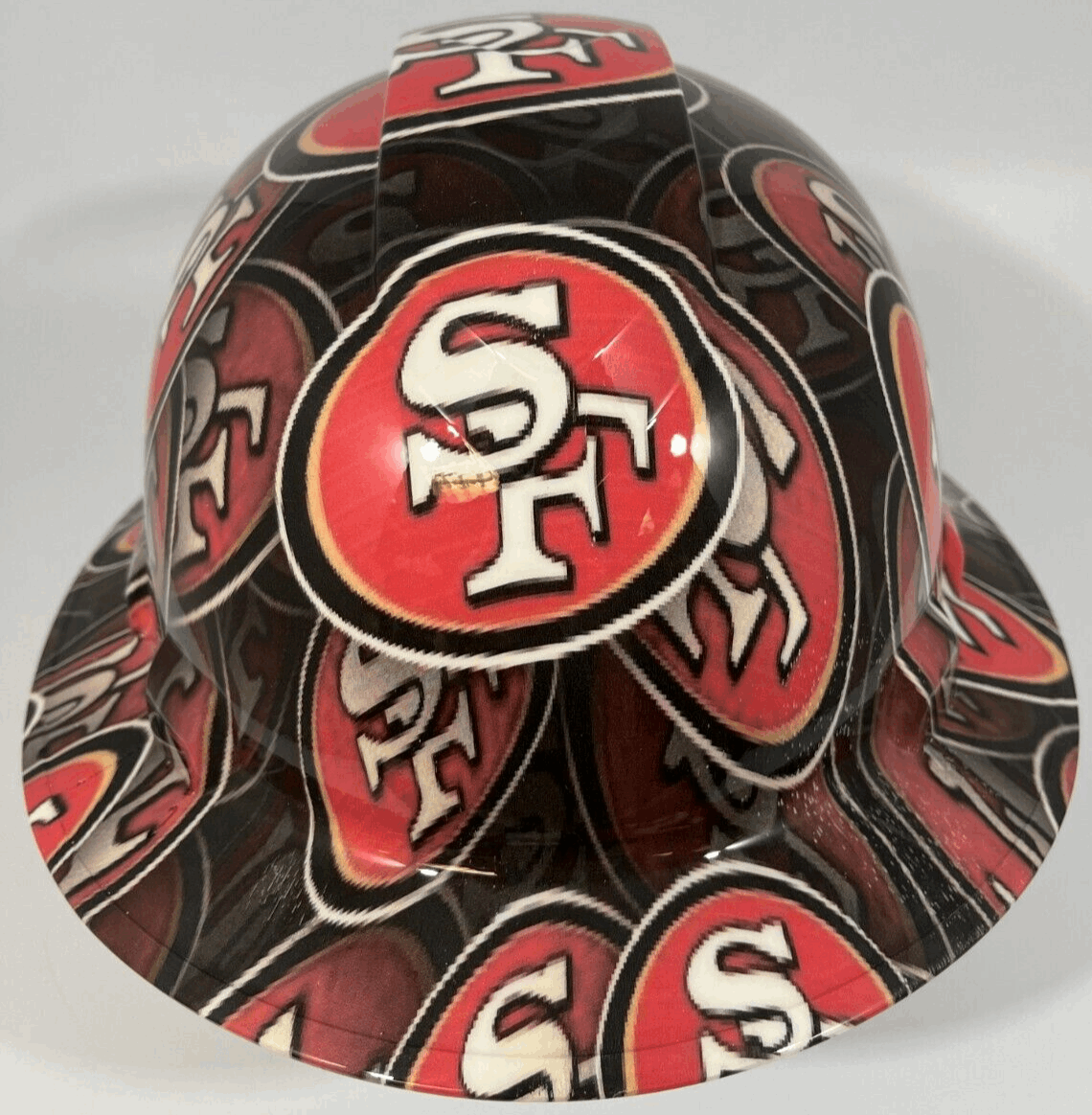 Badass hard hat with a Hydro dipped team design