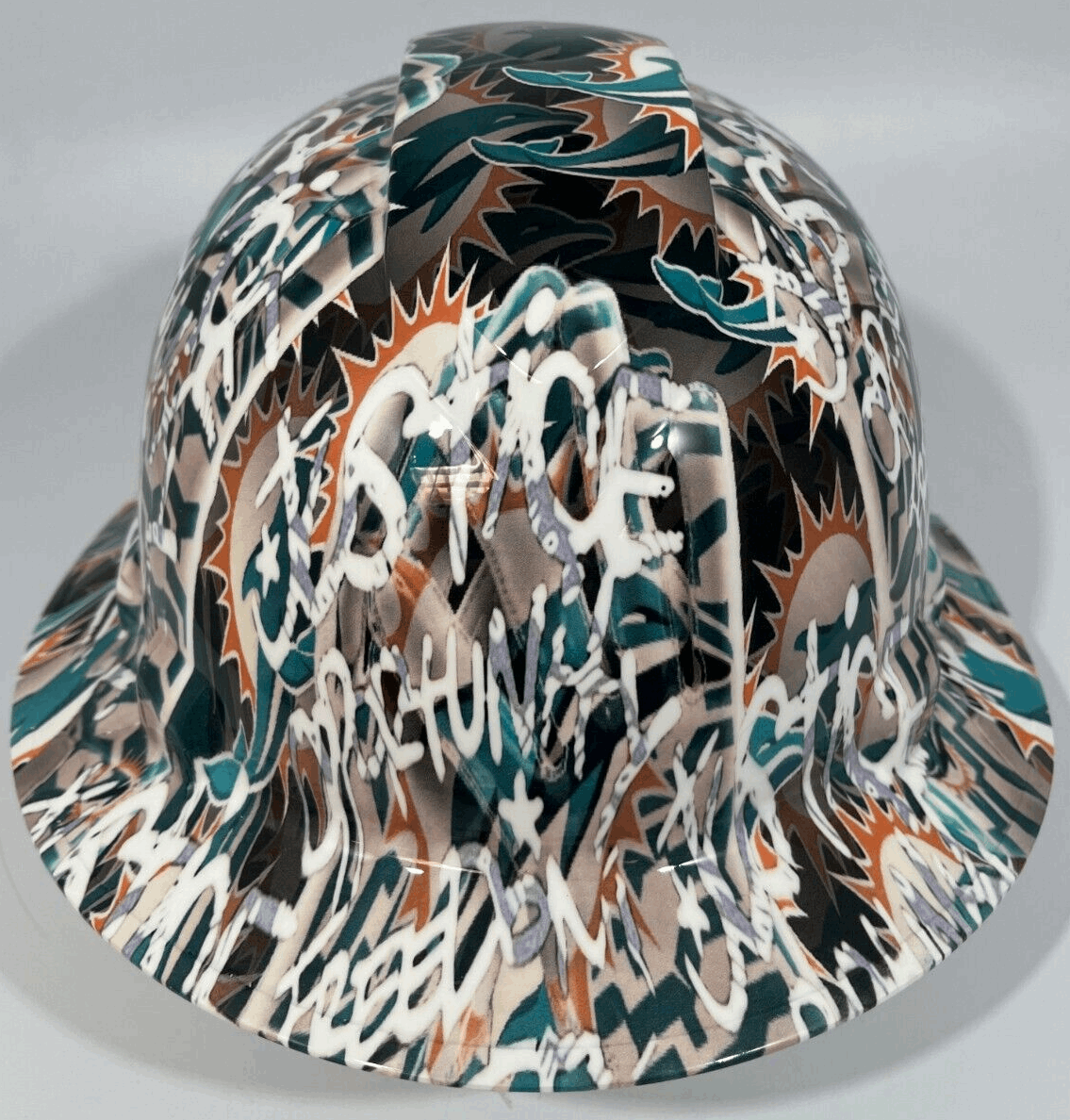 Badass hard hat with a Hydro dipped team design
