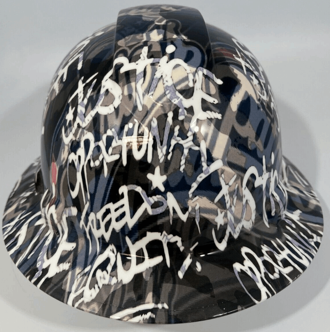 Badass hard hat with a Hydro dipped team design