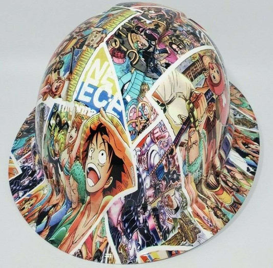 Bad ass hardhat with animated hydro dipped design