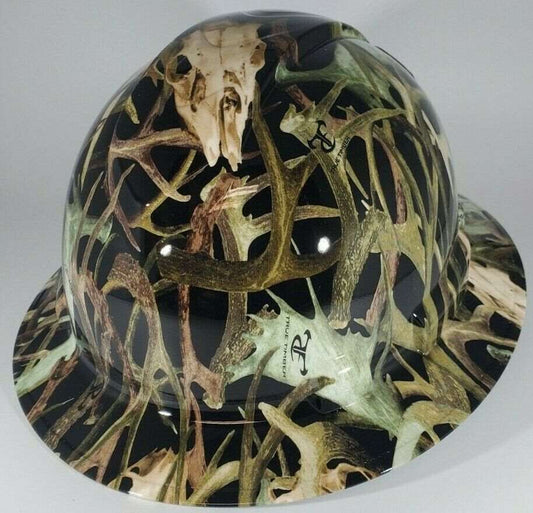 Bad ass hardhat with  hydro dipped camo design
