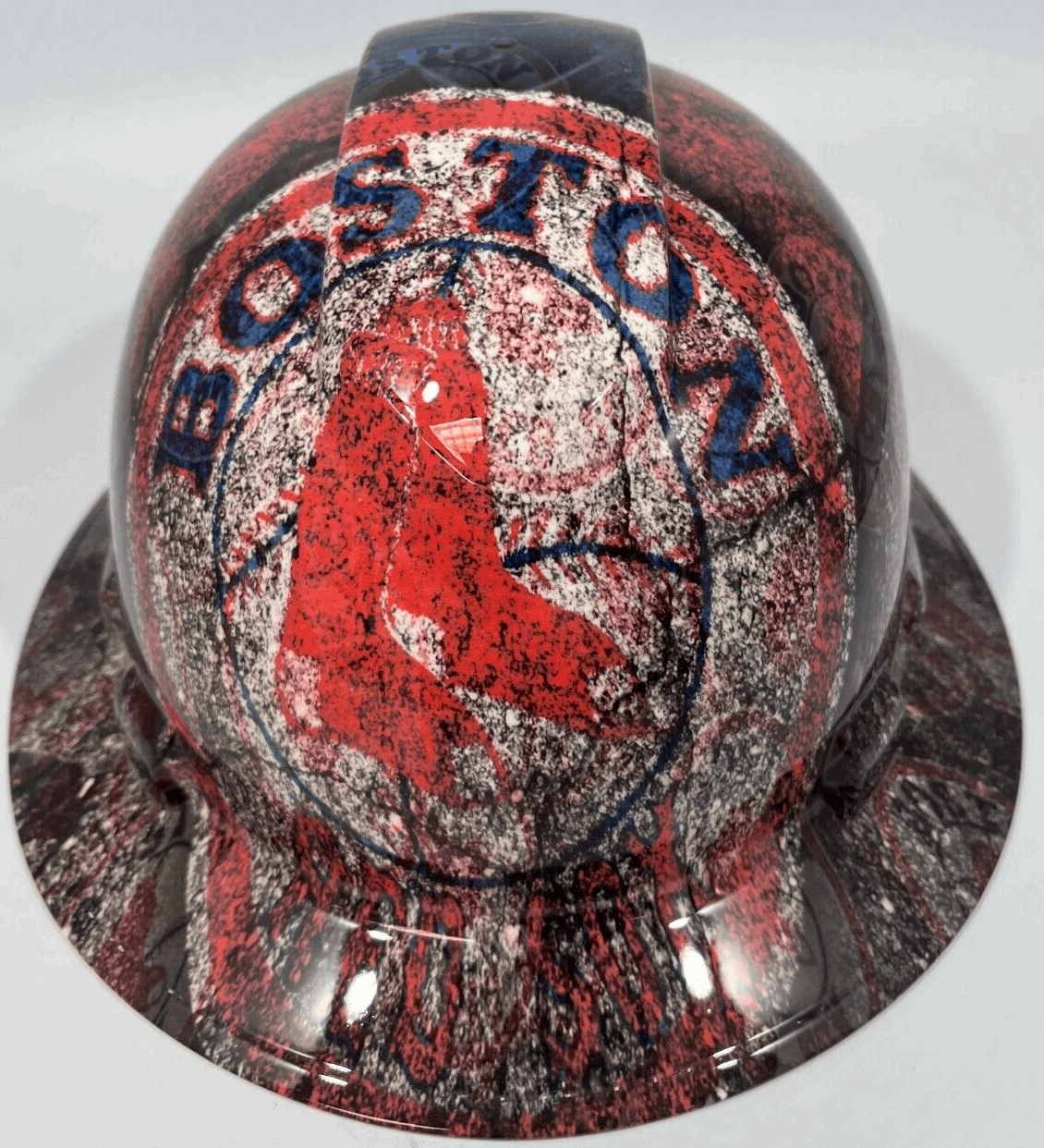 Badass hard hat with a Hydro dipped team design