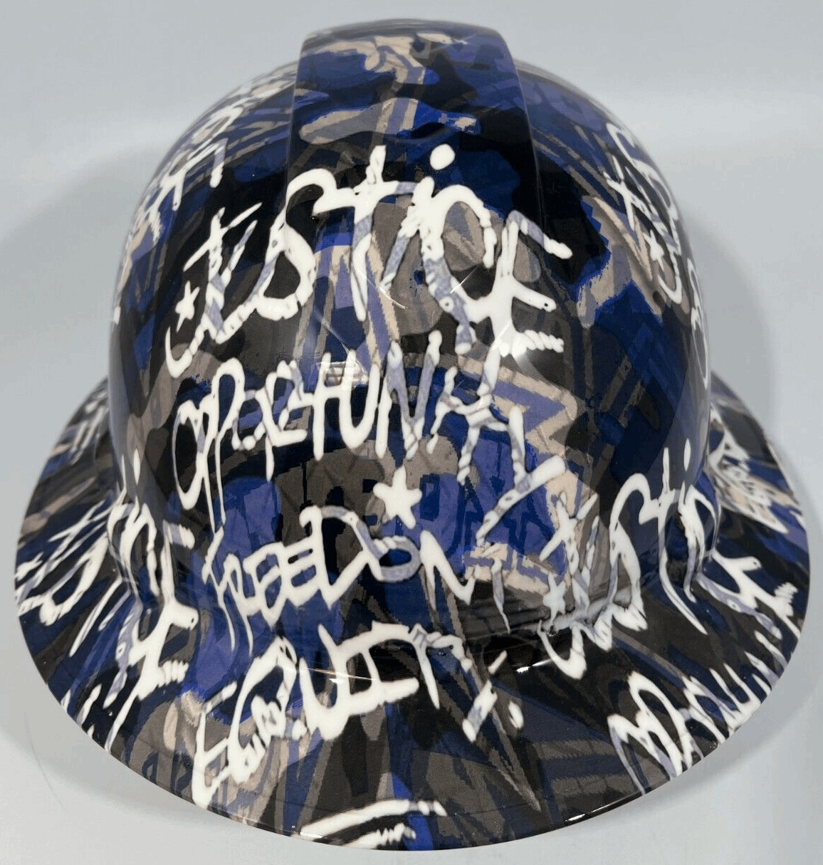 Badass hard hat with a Hydro dipped team design