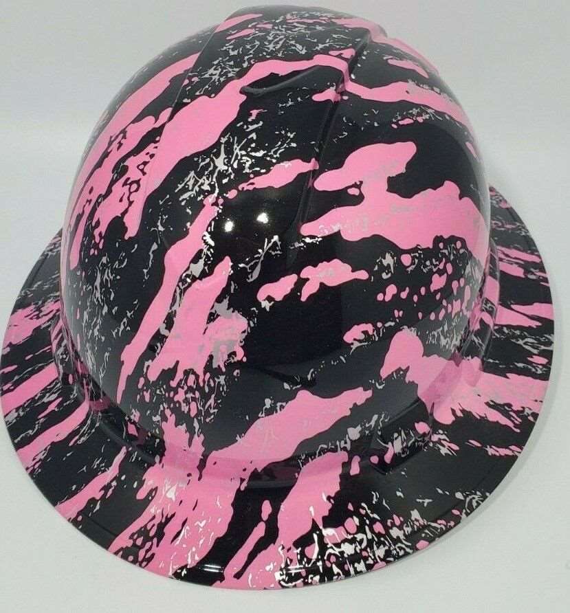 Bad ass hardhat with a fun hydro dipped design