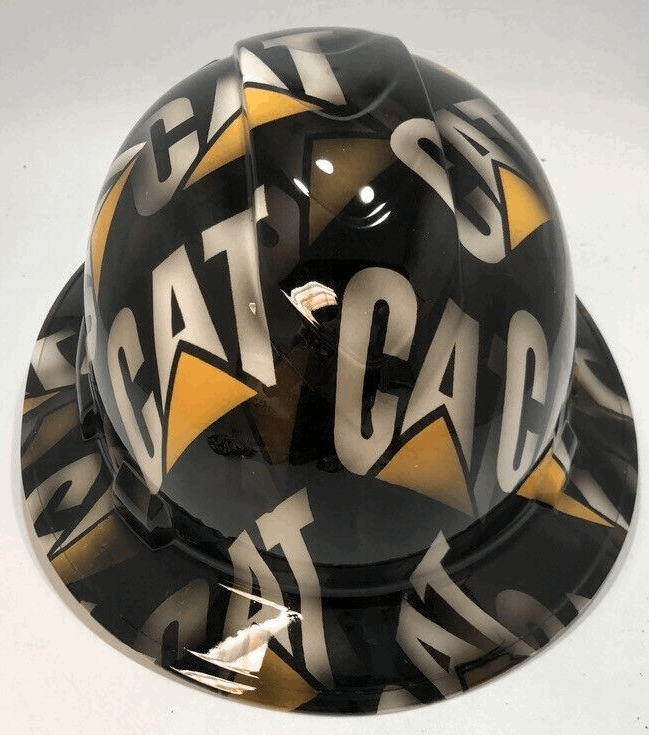 Badass hard hat with a Hydro dipped design