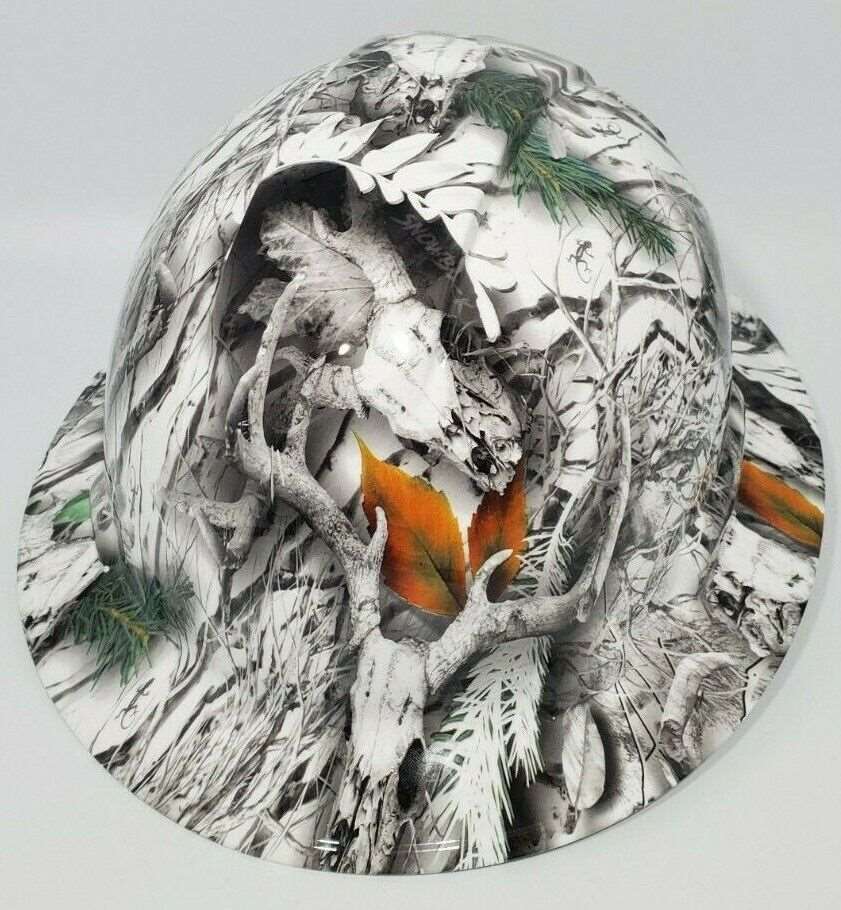 Bad ass hardhat with hydro dipped camo design
