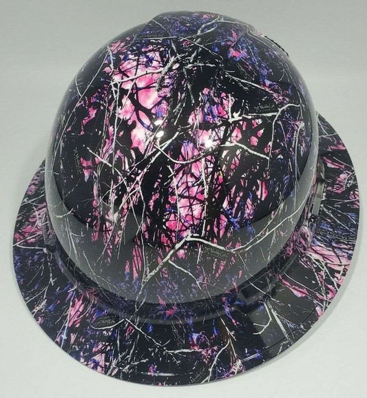 Bad ass hardhat with a fun hydro dipped design