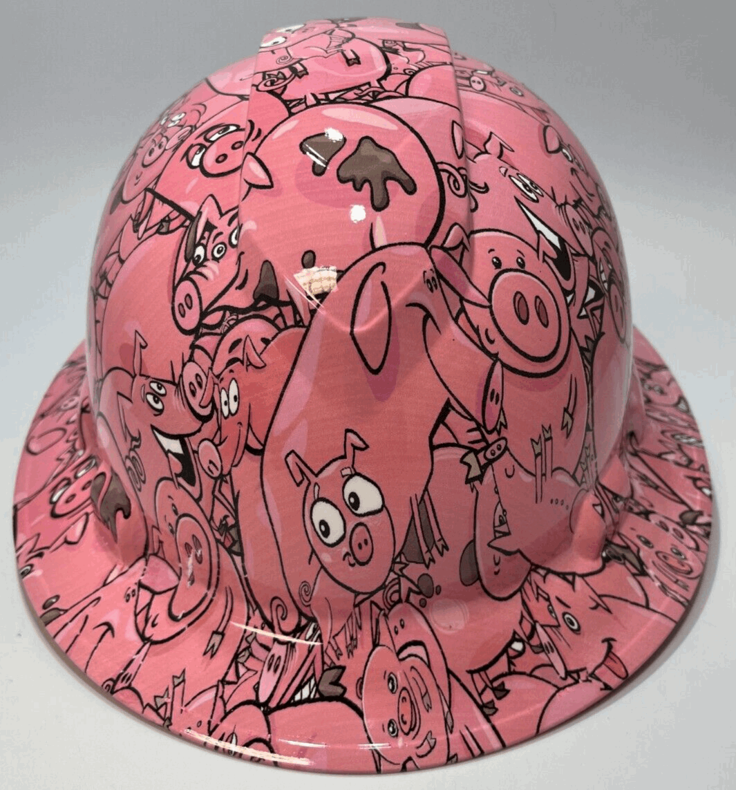Badass hard hat with a Hydro dipped design