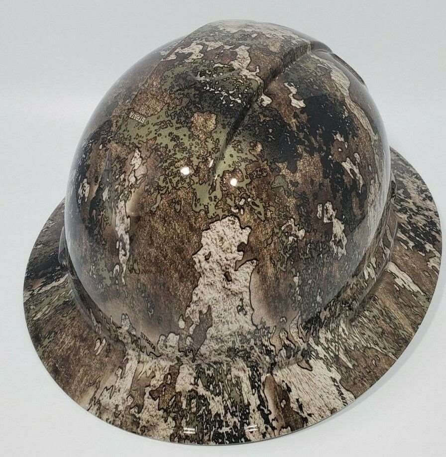Bad ass hardhat with hydro dipped camo design