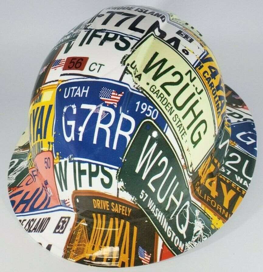 Badass hard hat with a Hydro dipped design
