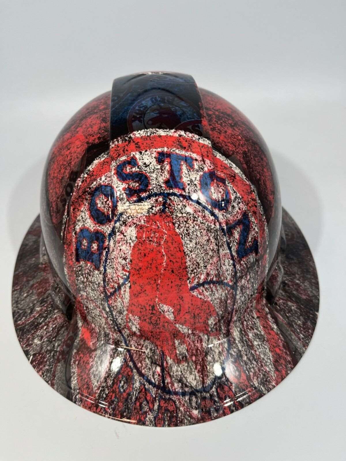 Badass hard hat with a Hydro dipped team design