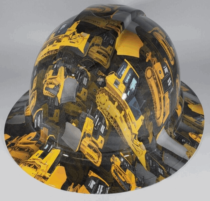 Badass hard hat with a Hydro dipped design