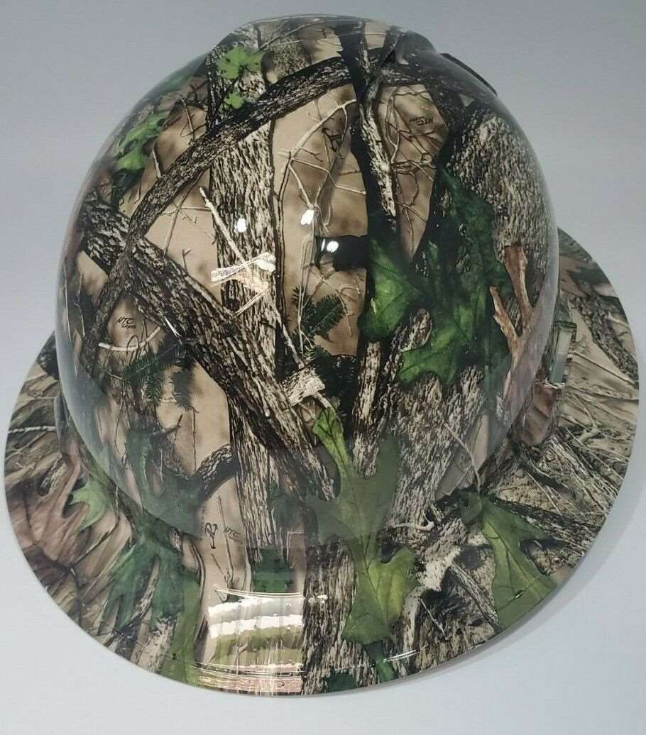 Bad ass hardhat with hydro dipped camo design