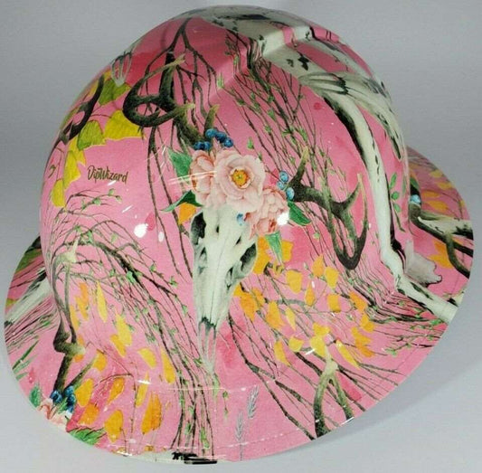 Bad ass hardhat with a fun hydro dipped design