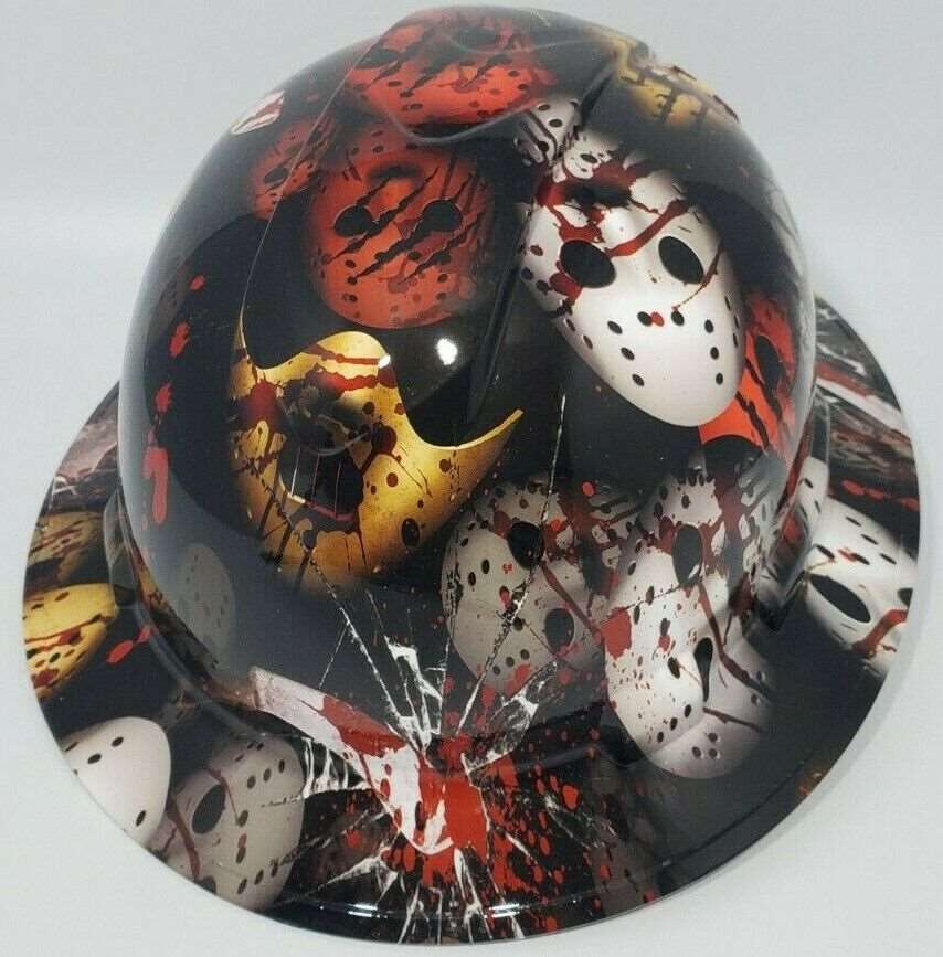 Badass hard hat with a Hydro dipped streaming design
