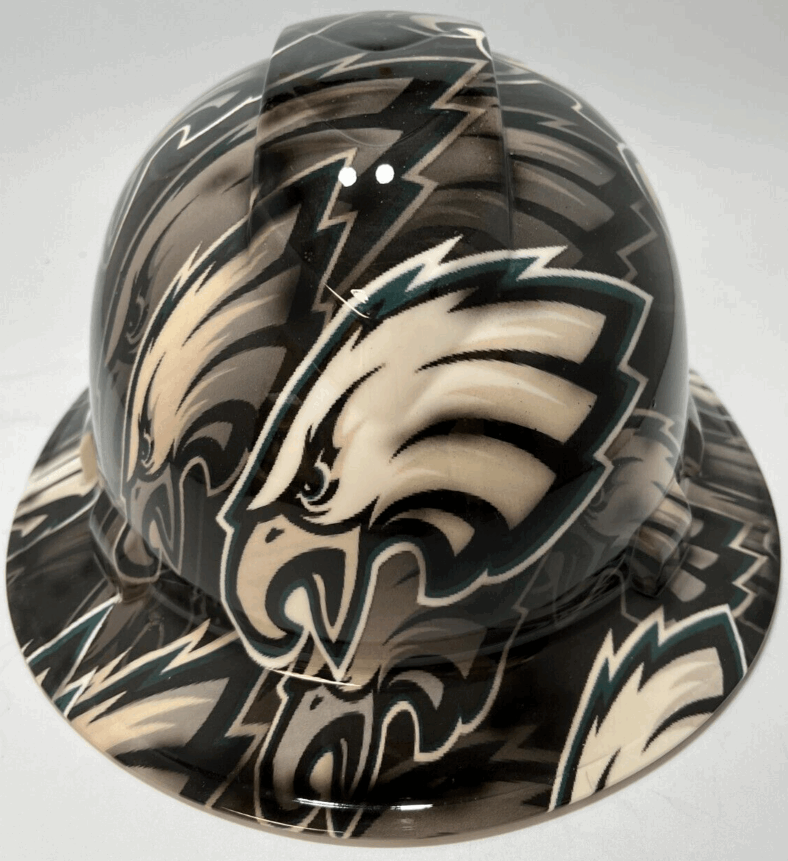 Badass hard hat with a Hydro dipped team design