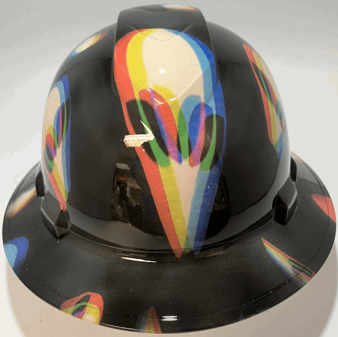 Badass hard hat with a Hydro dipped design