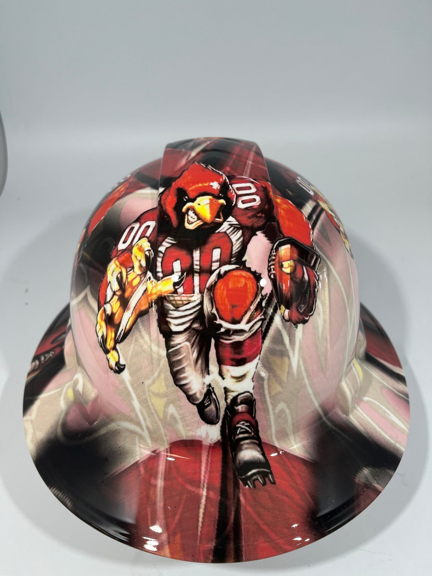 Full Brim Hard Hat Hydro Dipped ARIZONA CARDINALS