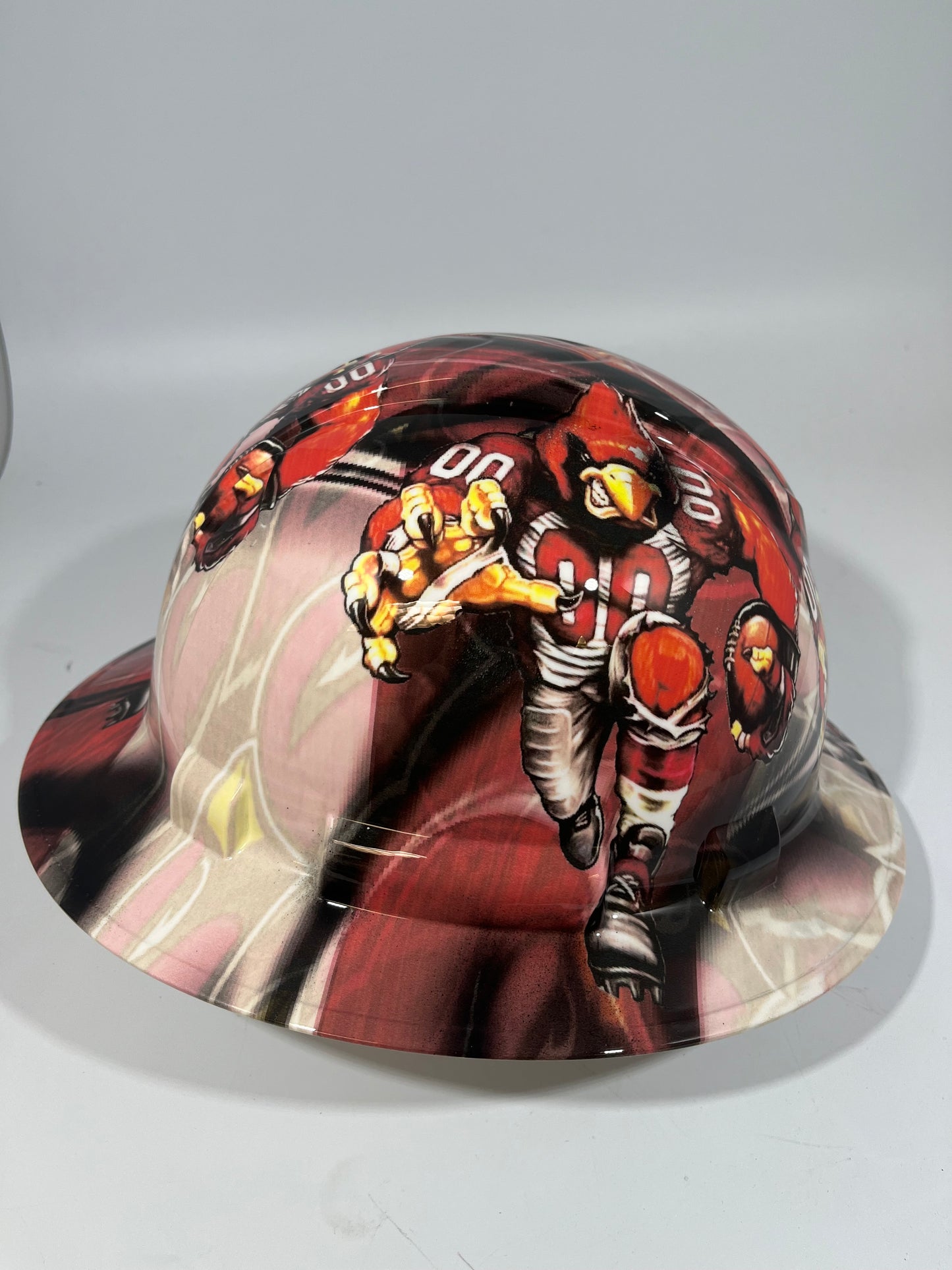 Full Brim Hard Hat Hydro Dipped ARIZONA CARDINALS