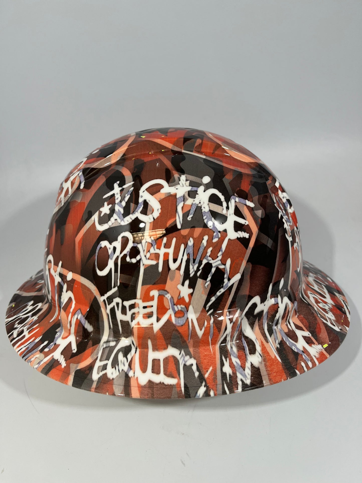 New Full Brim Hard Hat Custom Hydro Dipped CINCINNATI BENGALS INSPIRE CHANGE