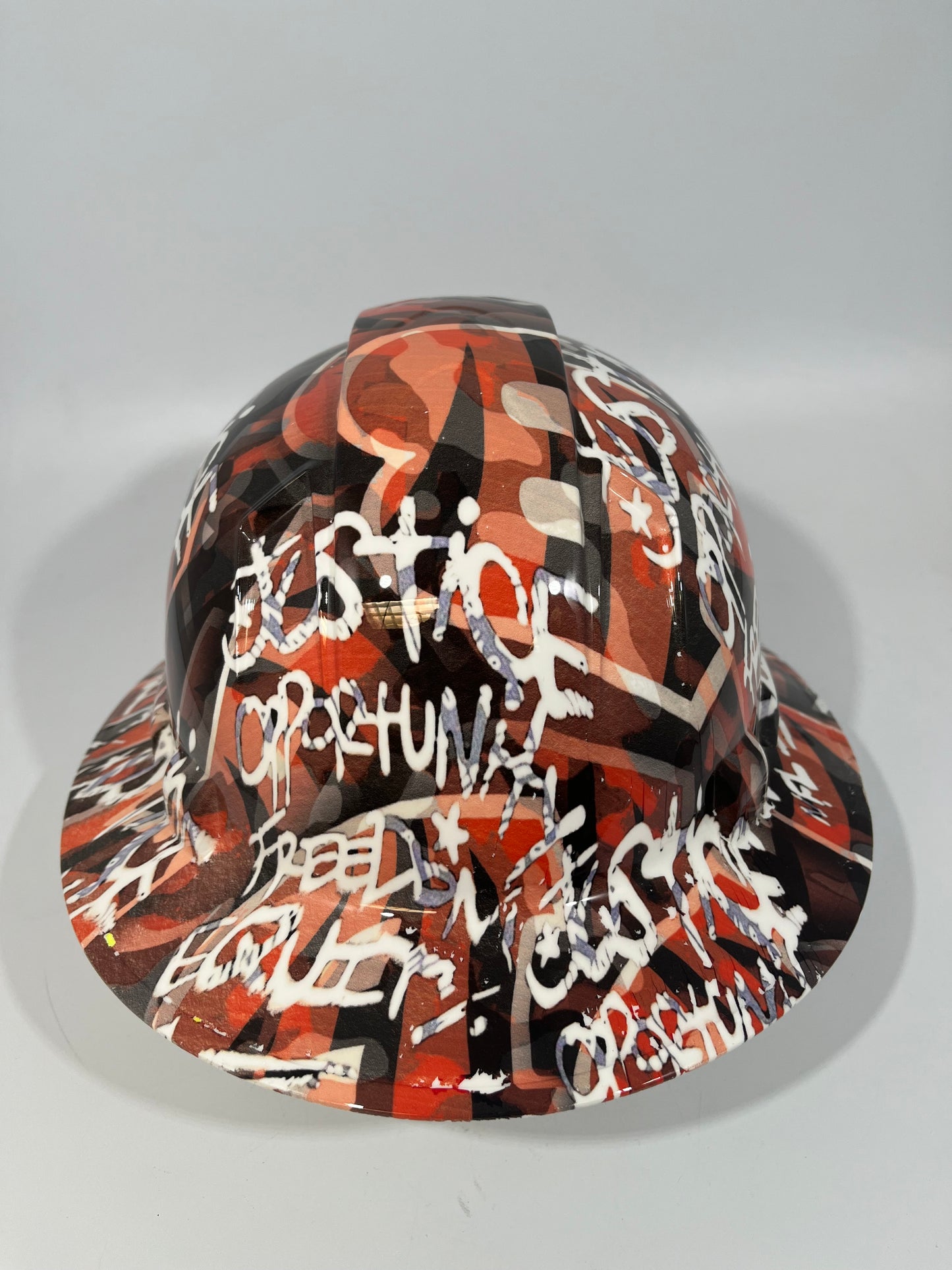 New Full Brim Hard Hat Custom Hydro Dipped CINCINNATI BENGALS INSPIRE CHANGE