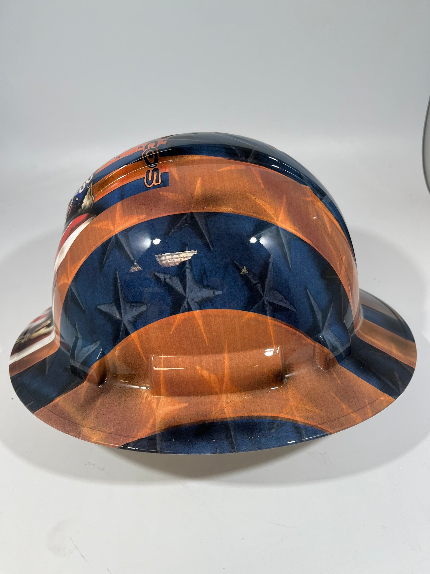 New Full Brim Hard Hat Custom Hydro Dipped DENVER BRONCOS FLAG