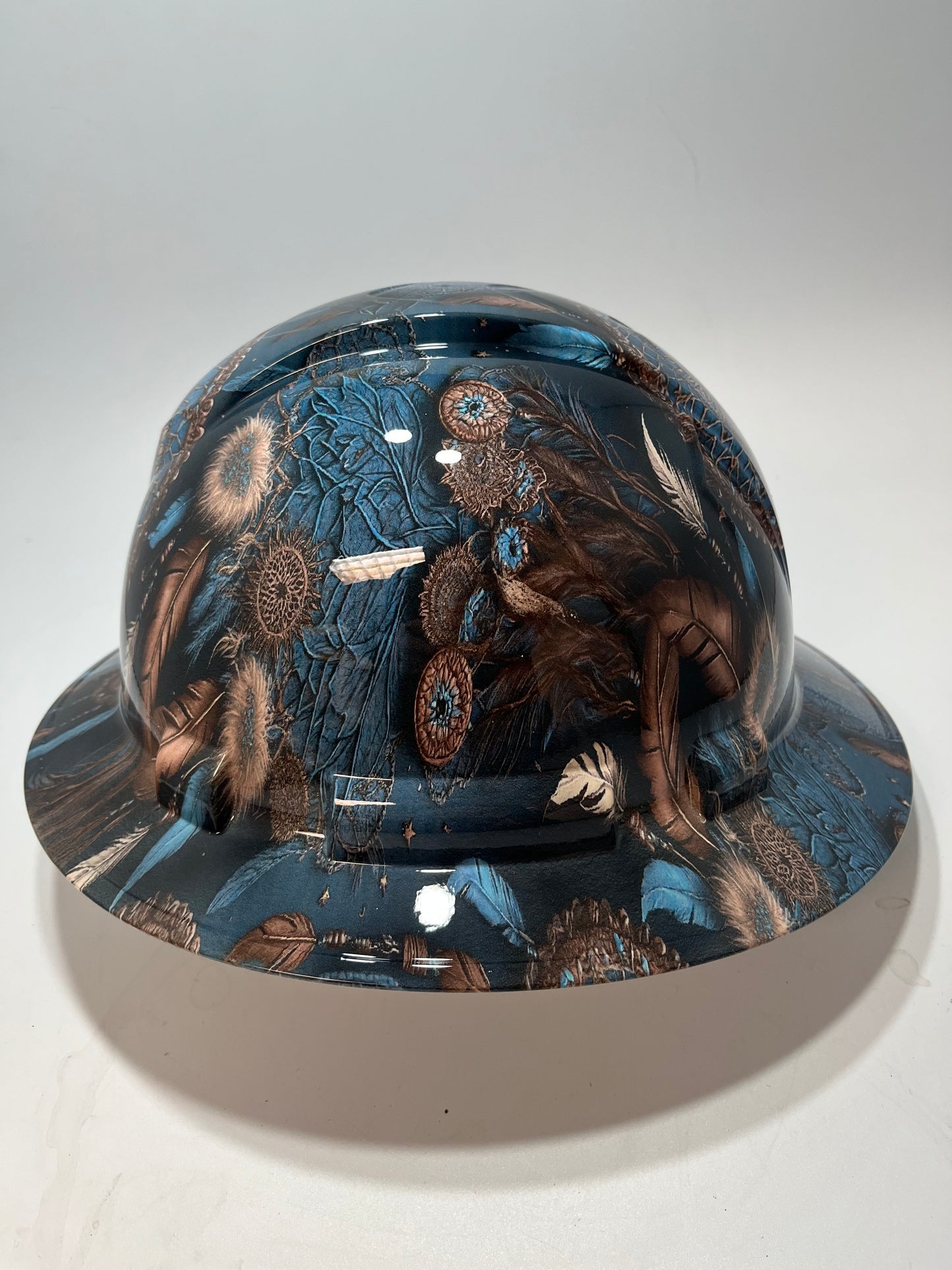 Full Brim Hard Hat Hydro Dipped DREAM CATCHER