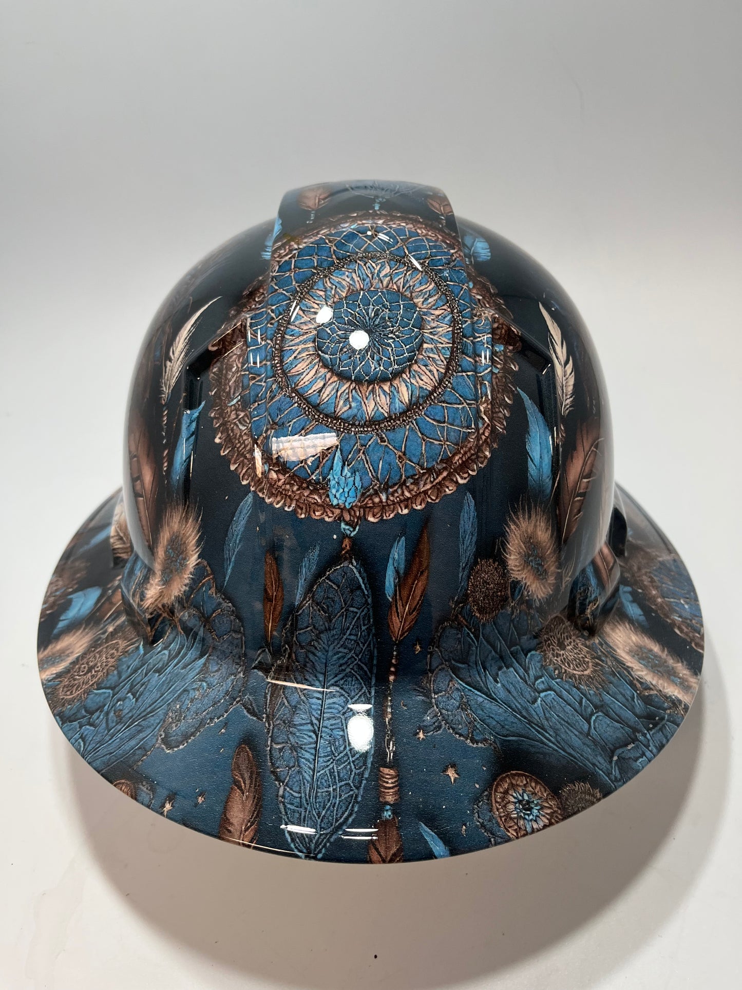 Full Brim Hard Hat Hydro Dipped DREAM CATCHER