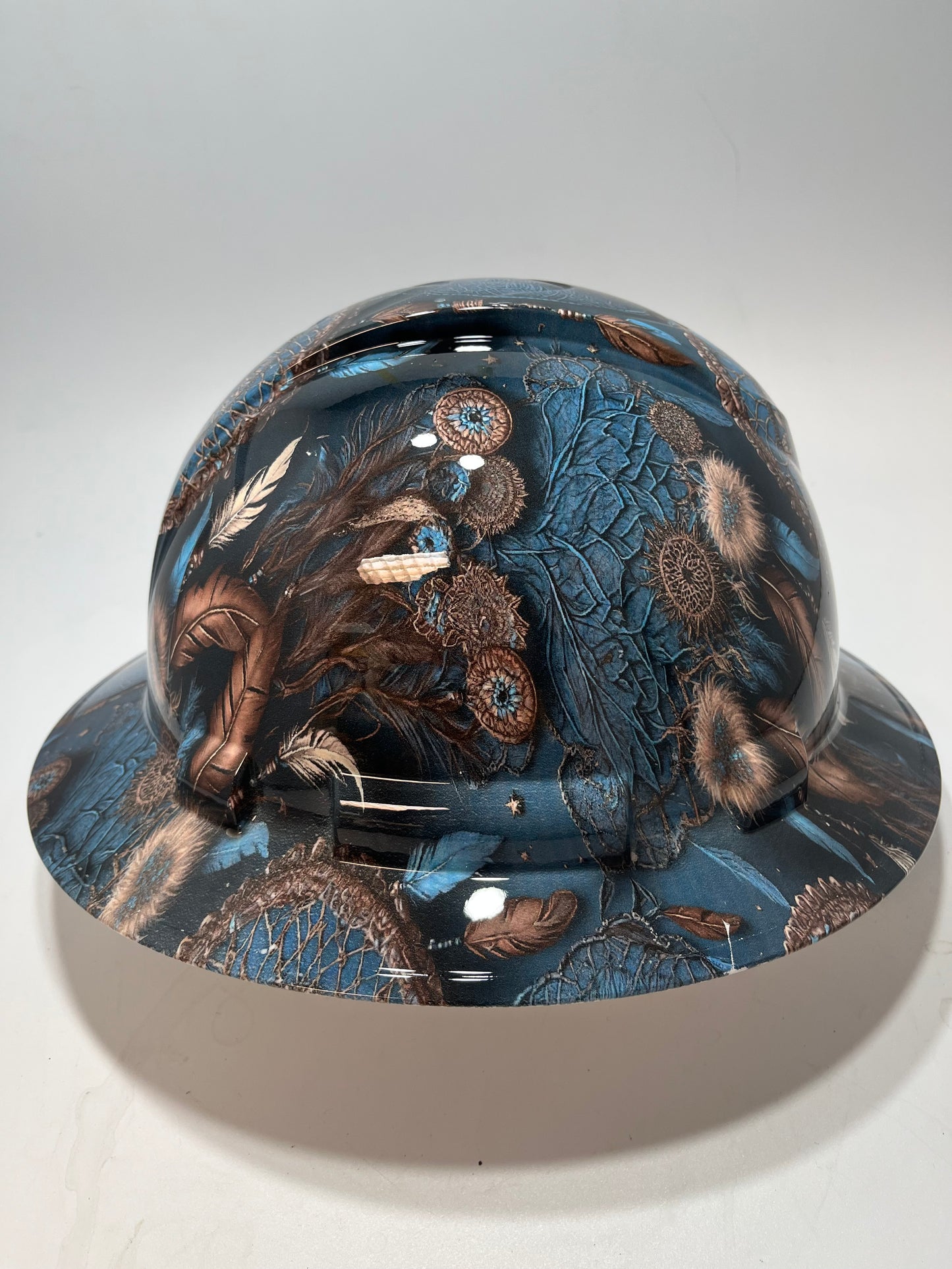 Full Brim Hard Hat Hydro Dipped DREAM CATCHER
