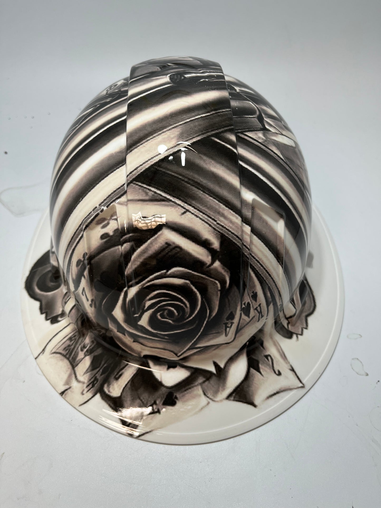 Full Brim Hard Hat Hydro Dipped GUNS AND ROSES