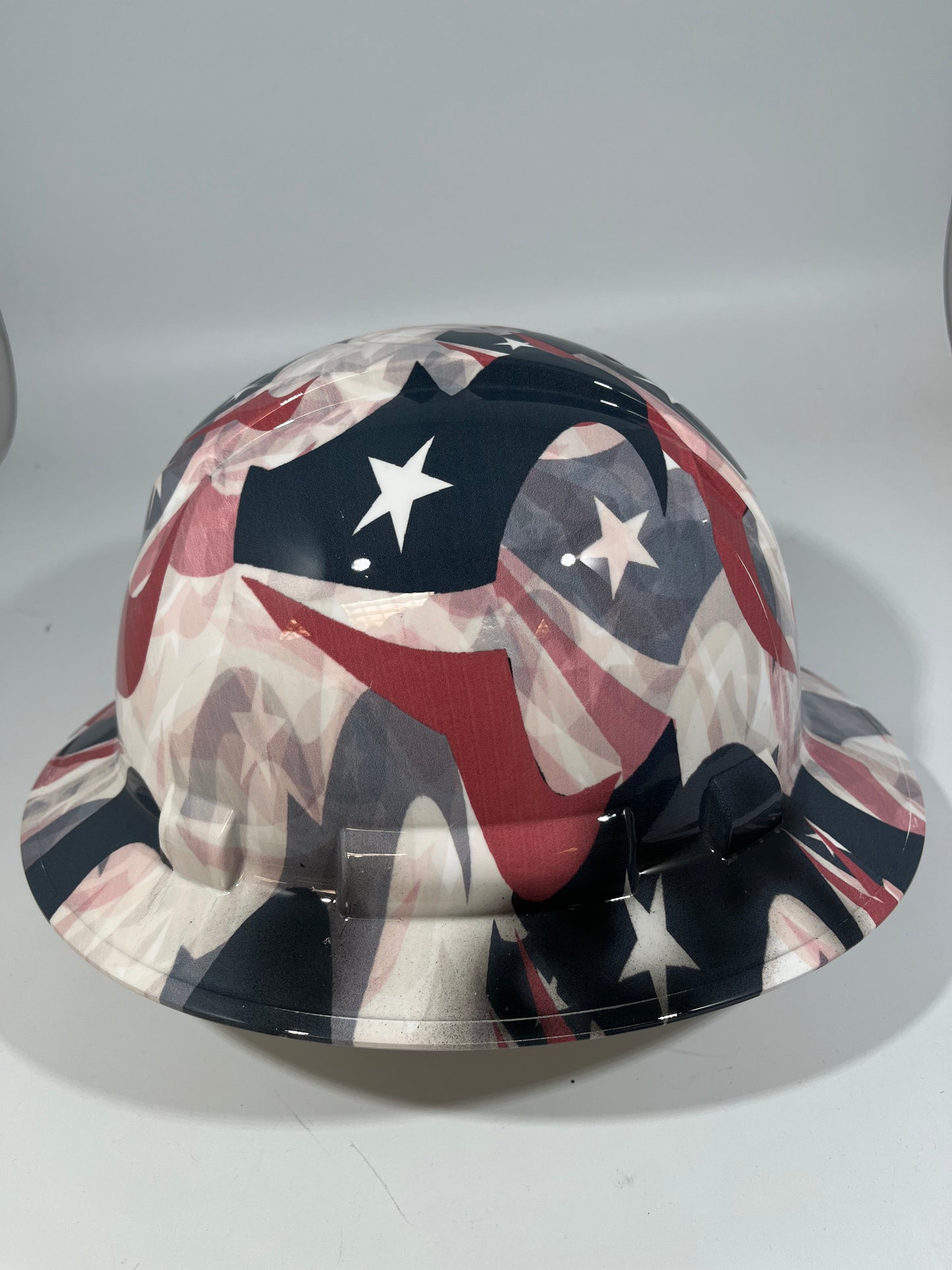 Full Brim Hard Hat Hydro Dipped HOUSTON TEXANS BIG LOGO