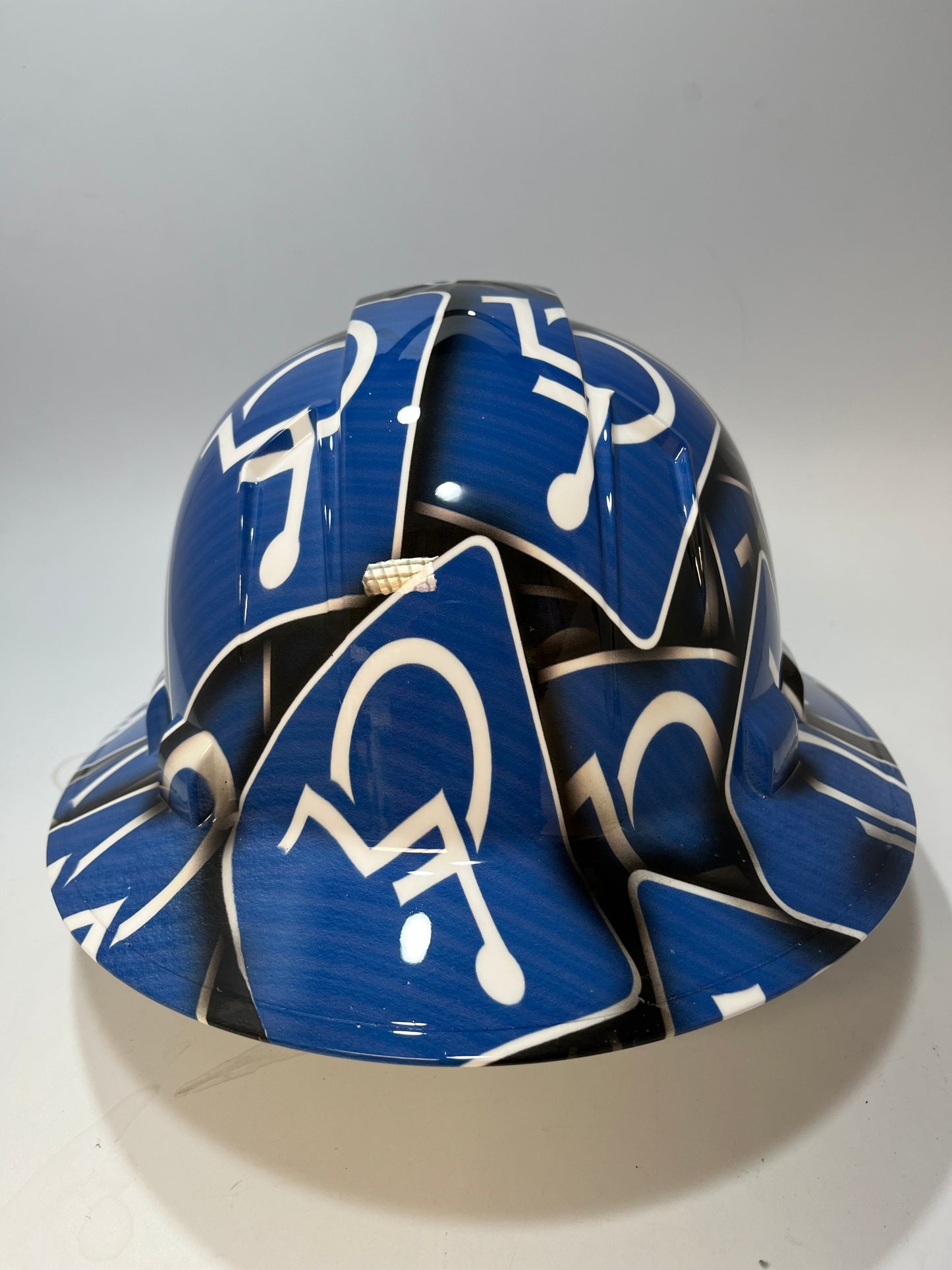 Full Brim Hard Hat Hydro Dipped HANDICAPPED PARKING SIGN